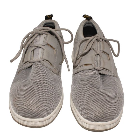 Dr Martens Mens Size 8M Lite Evade Gray Mesh 3 Eye Sneakers Tie Closure Shoes - Picture 3 of 14
